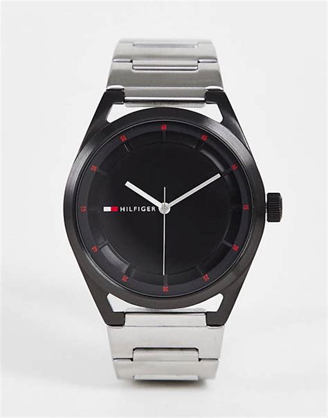 tommy hilfiger zilveren horloge.